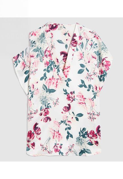 Blusa Para Mujer Manga Corta Color Rosa Marca Ostu #40121110