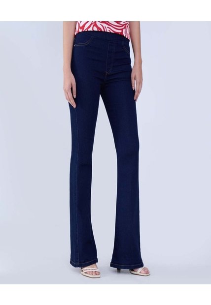 Jean Para Mujer Jeggings Flare Color Azul  Marca Ostu #40160470