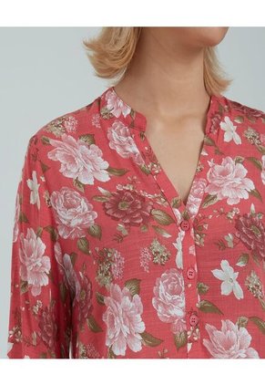 Blusa Para Mujer Manga 3/4 Color Rosaoscuro Marca Ostu #40120837