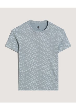 Pijama Estampada Con Short Infantil Niña Gris Ostu