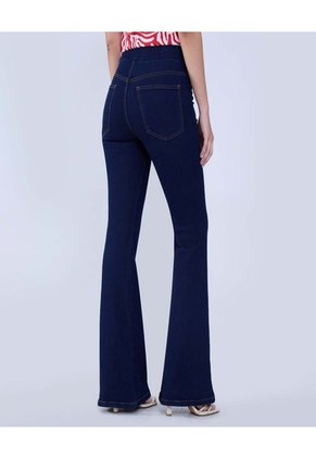 Jean Para Mujer Jeggings Flare Color Azul  Marca Ostu #40160470