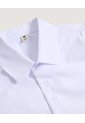 Camisa Manga Corta  Infantil Niño Blanco Ostu de Ostu