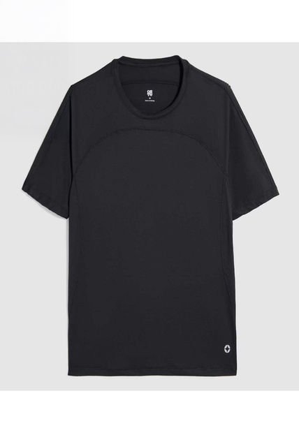Camiseta Para Hombre Manga Corta Cuello Redondo Color Negro Marca Ostu #60091490