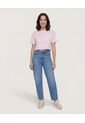Camiseta  Para Mujer Crop Top Manga Corta Color Rosa Marca Ostu #40098233 de Ostu
