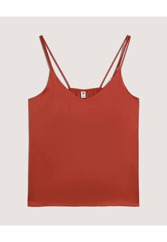 Blusa  Para Mujer Manga Sisa Color Terracota Marca Ostu #40121299 Ostu