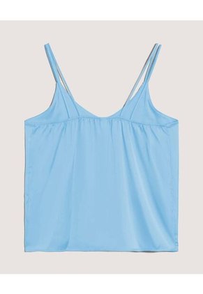 Blusa  Para Mujer Manga Sisa Color Azul Marca Ostu #40121299