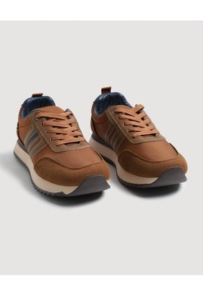 Tennis Casual  Para Hombre Camel Ostu