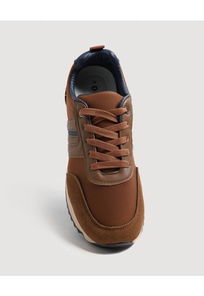 Tennis Casual  Para Hombre Camel Ostu