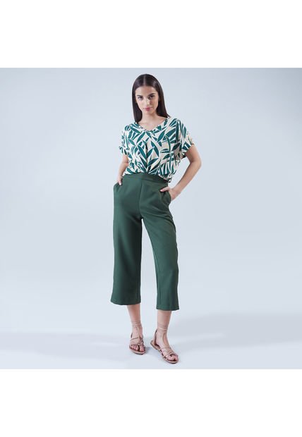 Pantalon Para Mujer  Color Verde  Marca Ostu #40070480