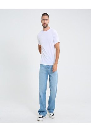 Camiseta Interior Para Hombre Manga Corta Color Blanco Marca Ostu #60020010