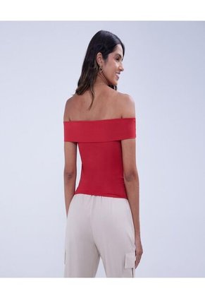 Camiseta Para Mujer Manga Sisa Color Rojo Marca Ostu #40092210