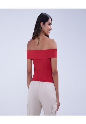 Camiseta Para Mujer Manga Sisa Color Rojo Marca Ostu #40092210