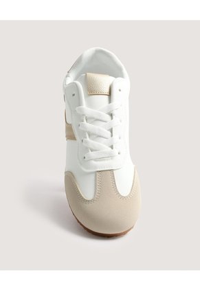 Tenis Casuales Para Mujer Para Mujer Beige Ostu