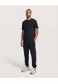 Camiseta Regular Fit Texturizada  Para Hombre Negro Ostu de Ostu