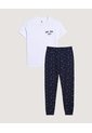 Pijama Screen Con Pantalón  Infantil Niño Blanco Ostu de Ostu