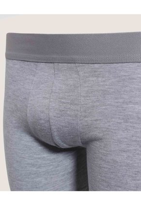 Boxer Medio Unicolor Para Niño  Infantil Niño Gris Ostu