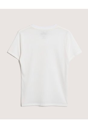 Camiseta Estampado Princesa Para Mujer Crema Ostu