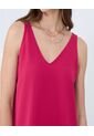Blusa Para Mujer Manga Sisa Color Rosado Neon Marca Ostu #40121113 de Ostu