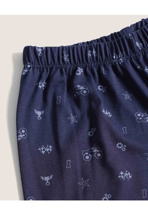 Pijama Screen Con Pantalón Infantil Niño Blanco Ostu