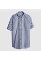 Camisa Para Hombre Manga Corta Con Bolsillo Color Rosado  Marca Ostu #60010651 de Ostu