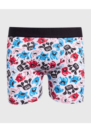 Boxer Para Niño Filete Medio Color Blanco Marca Ostu #80000081