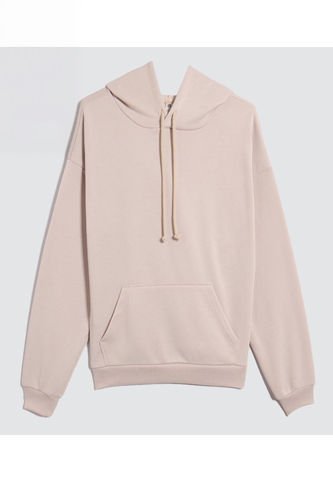 Buzo Para Mujer Hoodie Color Beige Marca Ostu #40060403 Ostu