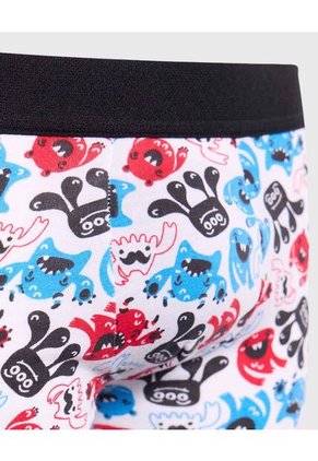Boxer Para Niño Filete Medio Color Blanco Marca Ostu #80000081