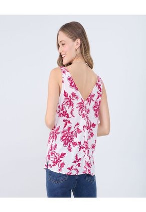 Blusa Para Mujer Manga Sisa Color Purpura Marca Ostu #40121115