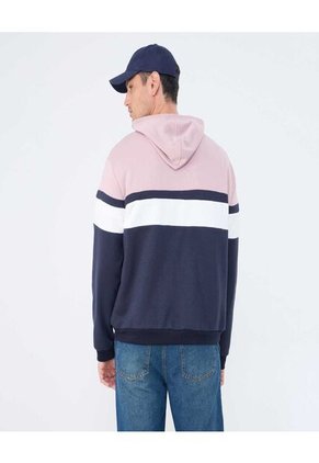 Buzo Para Hombre Hoodie Color Rosa Marca Ostu #60060464