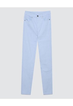 Pantalon Para Mujer 5 Bolsillos Color Azul  Marca Ostu #40070311