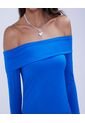 Vestido Para Mujer Manga Larga Color Azul  Marca Ostu #40170275 de Ostu