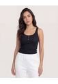 Body  Para Mujer Manga Sisa Color Negro Marca Ostu #40200227 de Ostu