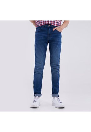 Jean Para Hombre Skinny Color Azul  Marca Ostu #60160222