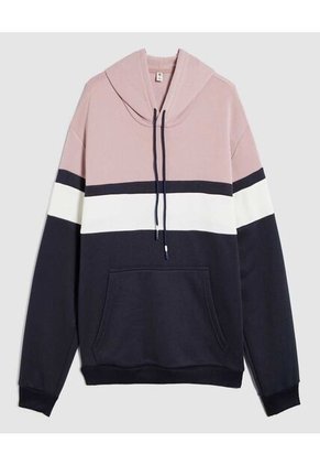 Buzo Para Hombre Hoodie Color Rosa Marca Ostu #60060464