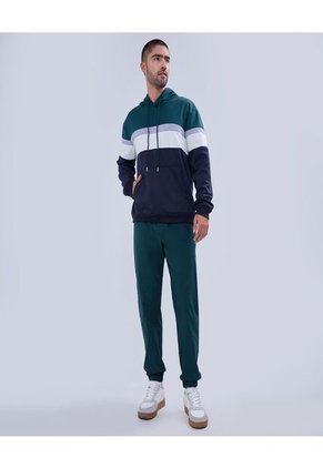 Buzo Para Hombre Hoodie Color Verde  Marca Ostu #60060396