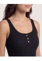 Body  Para Mujer Manga Sisa Color Negro Marca Ostu #40200227 de Ostu