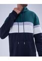 Buzo Para Hombre Hoodie Color Verde  Marca Ostu #60060396 de Ostu