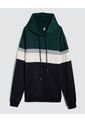 Buzo Para Hombre Hoodie Color Verde  Marca Ostu #60060396 de Ostu