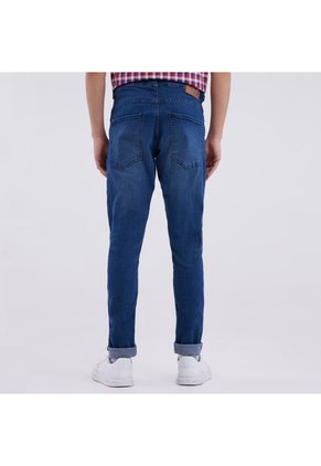 Jean Para Hombre Skinny Color Azul  Marca Ostu #60160222