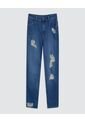 Jean Para Mujer Mom Color Azul  Marca Ostu #40160255 de Ostu