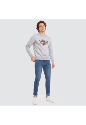 Buzo Hombre Ostu  Gris Poliéster 60060168-1258