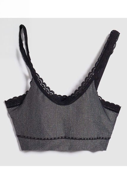 Top Para Mujer Top Color Negro Marca Ostu #40220383