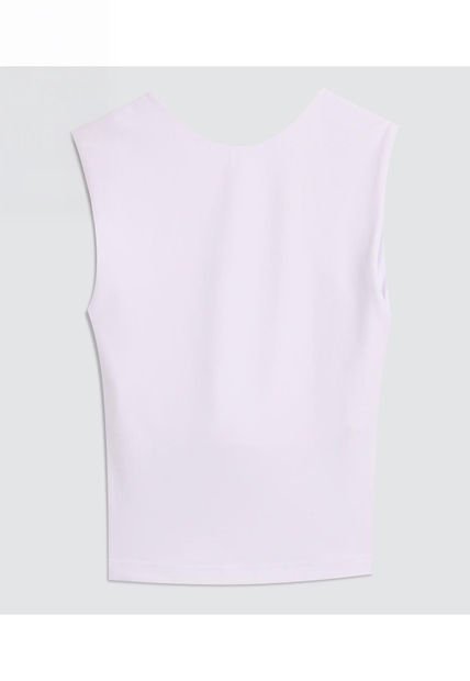 Crop Top Para Mujer Crop Top Color Blanco Marca Ostu #40092369