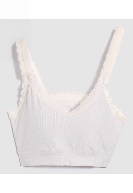 Top Para Mujer Top Color Marfil Marca Ostu #40220383