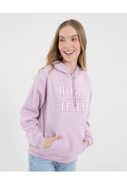 Buzo Para Mujer Hoodie Color Rosado Marca Ostu #40060462