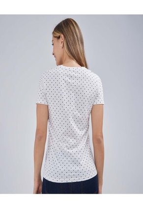 Camiseta Para Mujer Manga Corta Color Blanco Marca Ostu #40092113