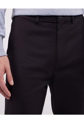 Pantalon Hombre Ostu Chino Negro Algodón 60070219-10