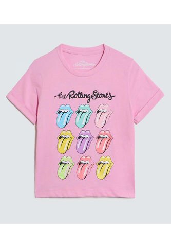 Camiseta The Rolling Stones  De Infantil Niña #90090272 Ostu Ostu