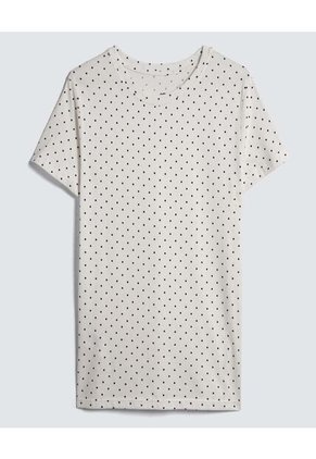 Camiseta Para Mujer Manga Corta Color Blanco Marca Ostu #40092113