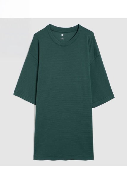 Camiseta Para Hombre Manga Corta Color Verde  Marca Ostu #60091572